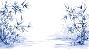 水墨风竹子高清图片