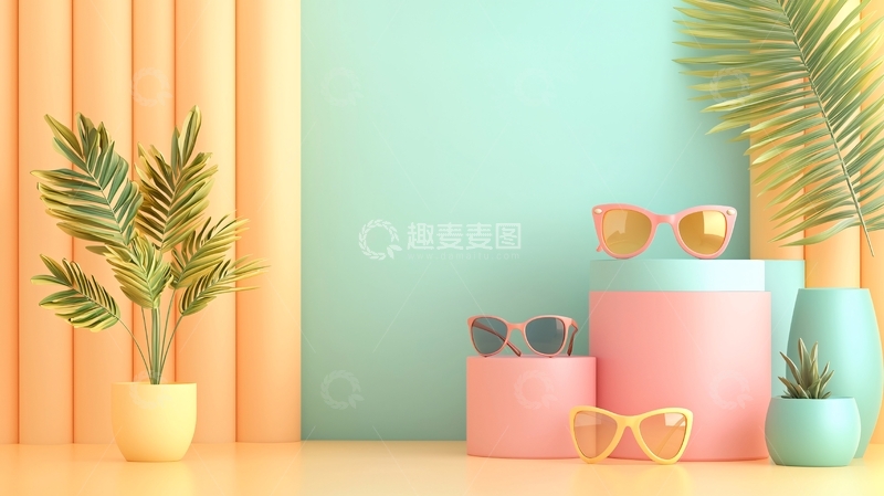 高清大图下载【趣麦麦图】清新夏日背景