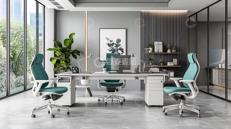 高清大图下载【趣麦麦图】现代办公室场景