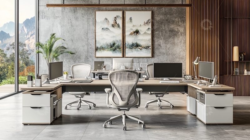 高清大图下载【趣麦麦图】现代开放式办公室