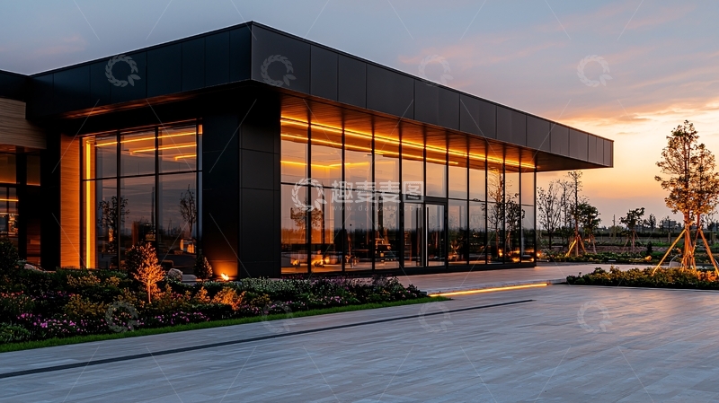 高清大图下载【趣麦麦图】现代简约建筑外观