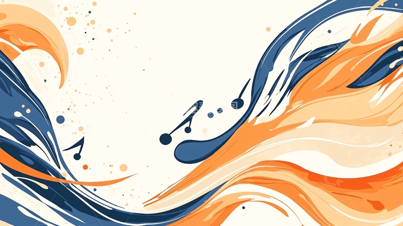 高清大图下载【趣麦麦图】抽象水彩风格背景