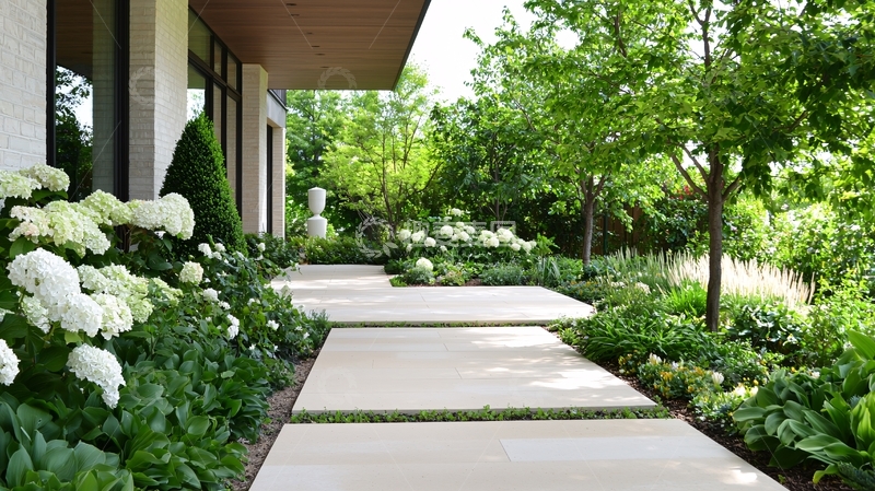 高清大图下载【趣麦麦图】清新花园小径