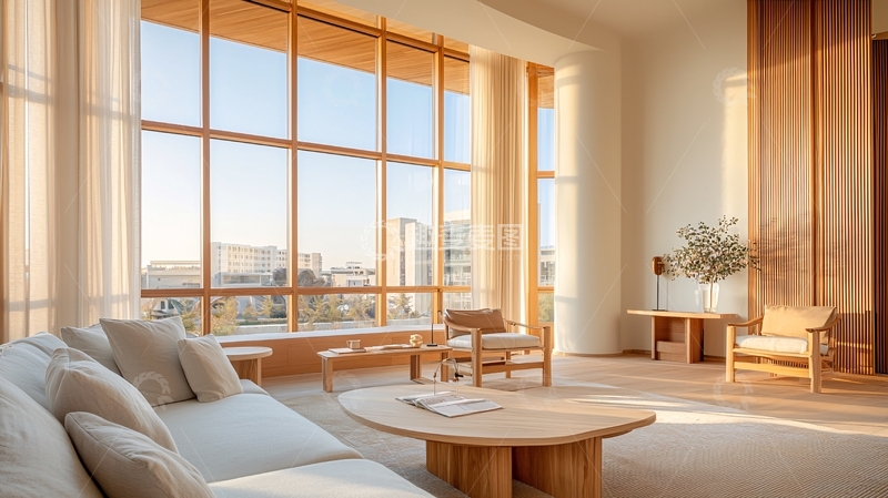 高清大图下载【趣麦麦图】明亮宽敞的客厅