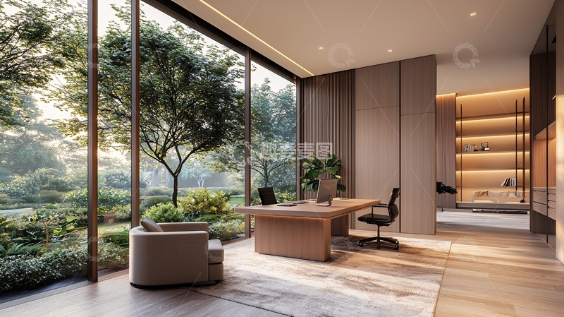 高清大图下载【趣麦麦图】明亮通透的办公空间