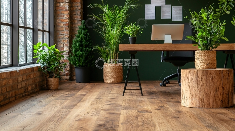 高清大图下载【趣麦麦图】现代简约办公室一角