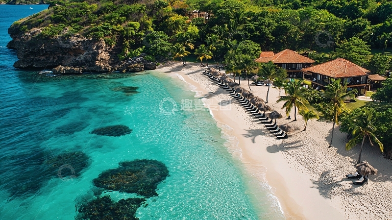 高清大图下载【趣麦麦图】海岛沙滩高清图片