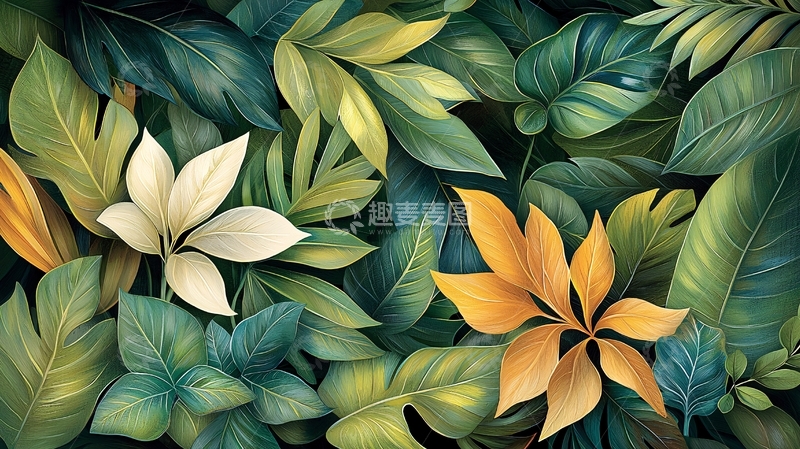 高清大图下载【趣麦麦图】热带植物花卉