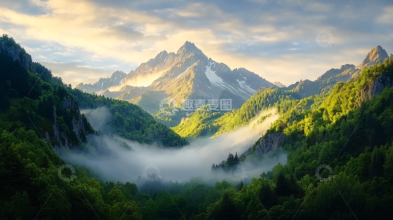 高清大图下载【趣麦麦图】壮丽山峰高清图片