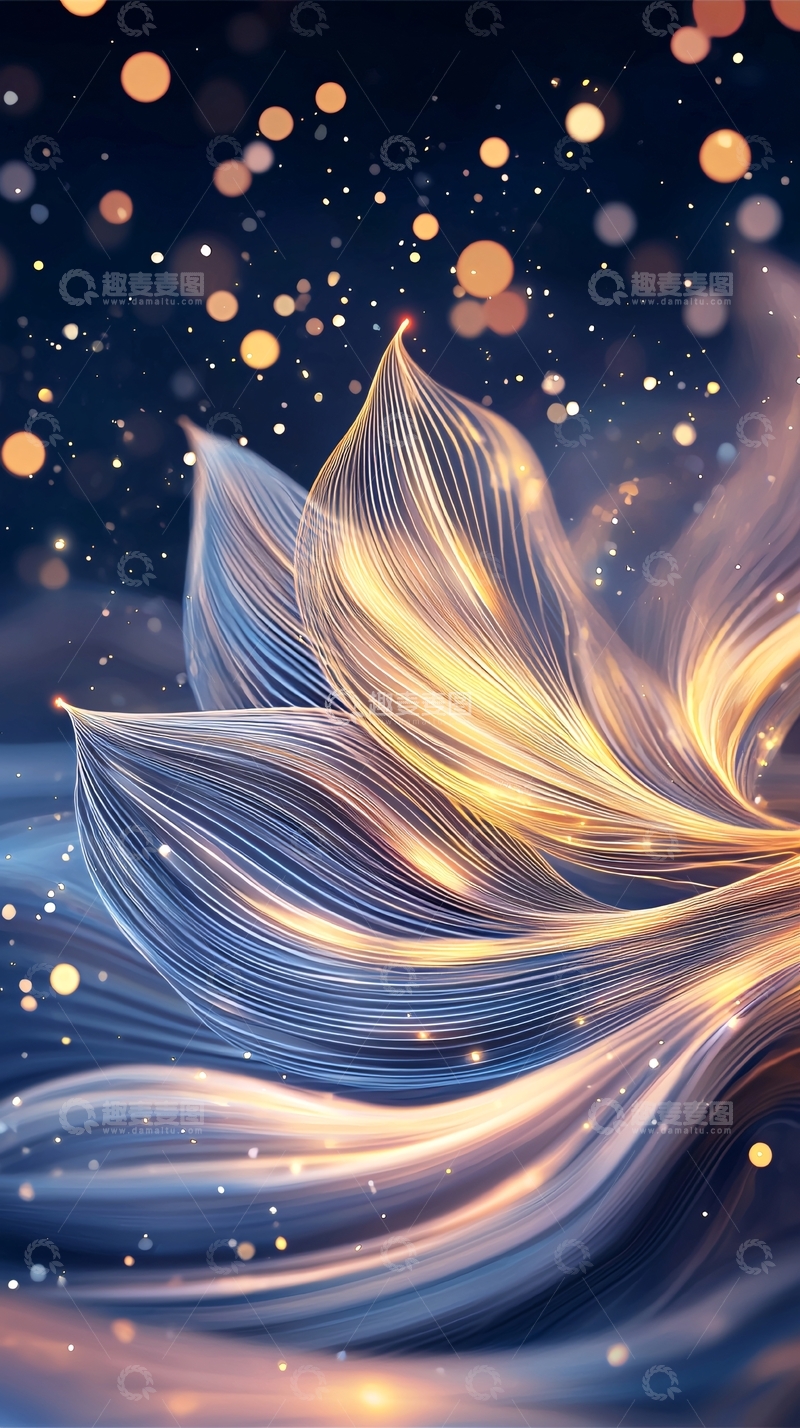 高清大图下载【趣麦麦图】光线描绘出的花朵