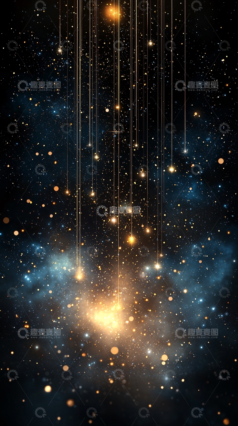 高清大图下载【趣麦麦图】星空光芒高清图片