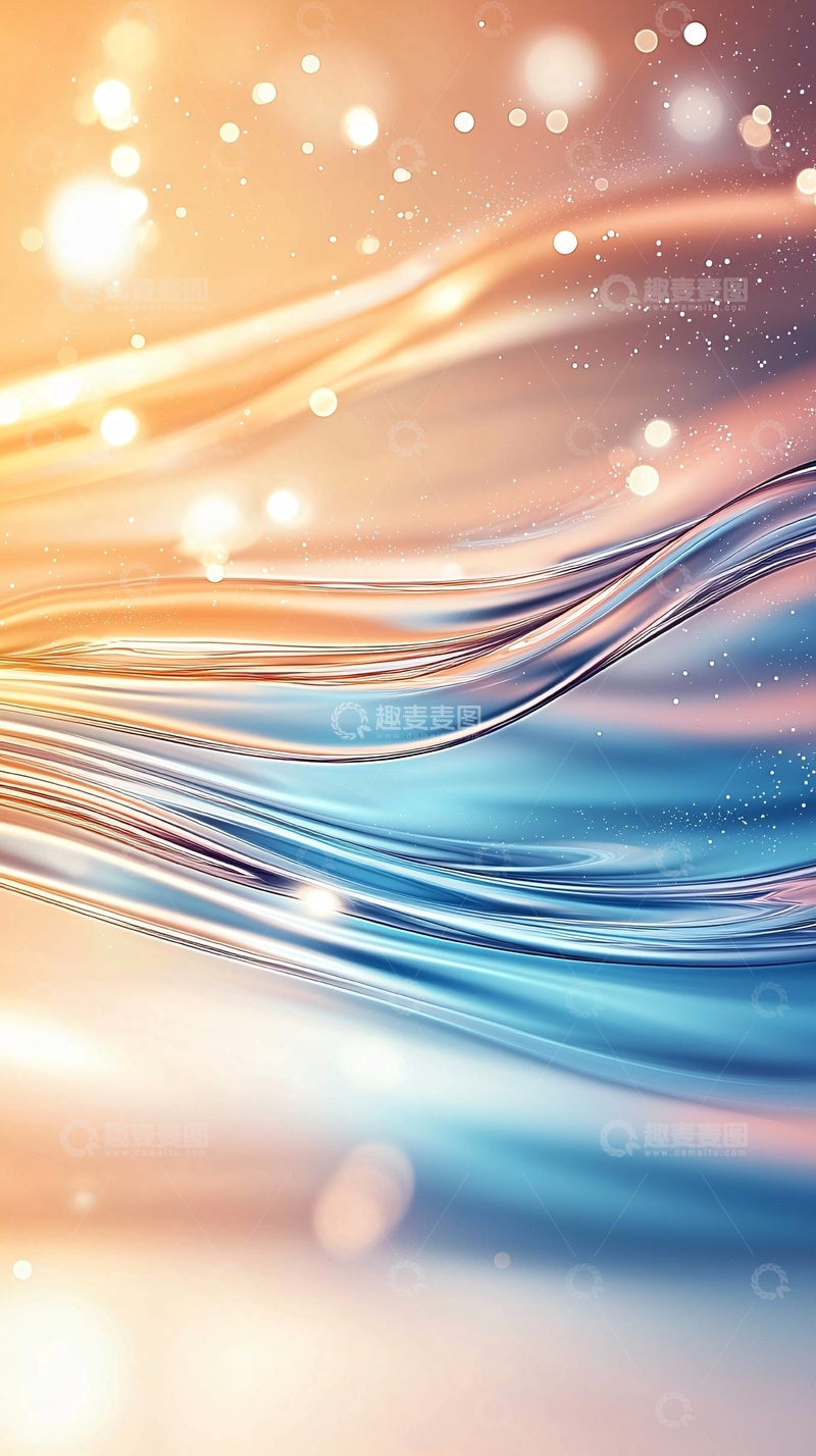 高清大图下载【趣麦麦图】流动的光线和色彩