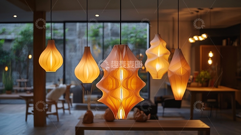 高清大图下载【趣麦麦图】造型别致的吊灯