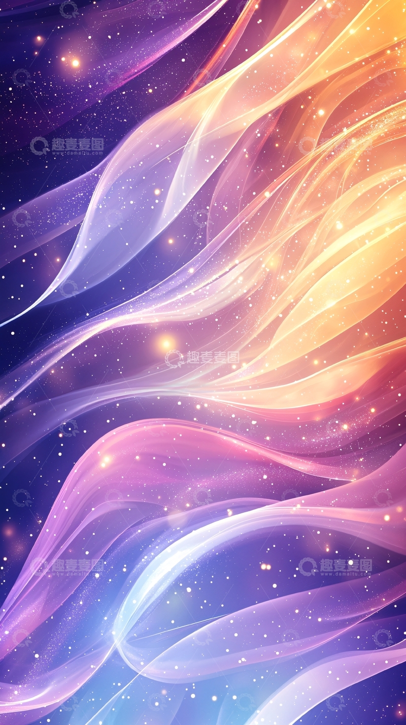 高清大图下载【趣麦麦图】梦幻般的光线流动