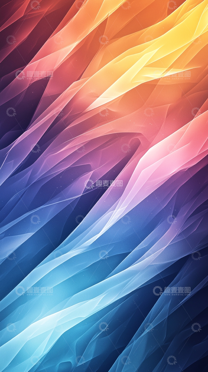 高清大图下载【趣麦麦图】抽象彩色渐变背景