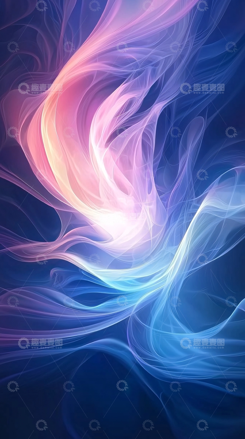 高清大图下载【趣麦麦图】抽象流动光影