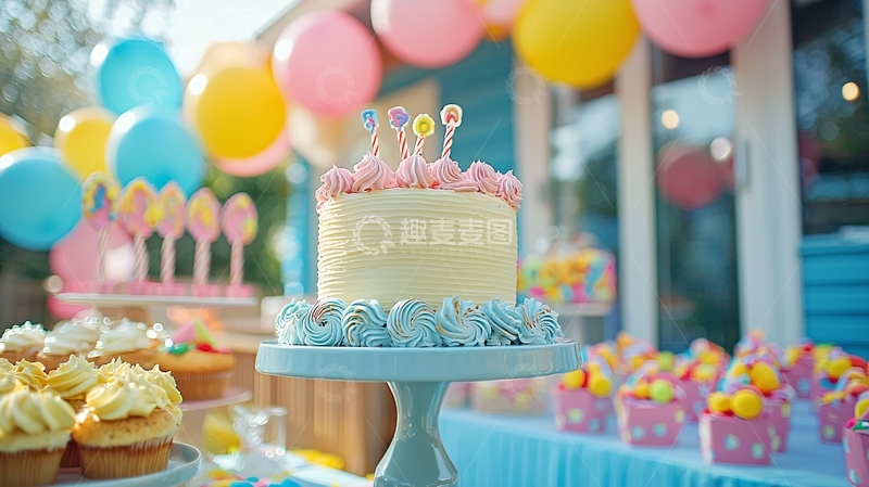 高清大图下载【趣麦麦图】生日蛋糕甜点