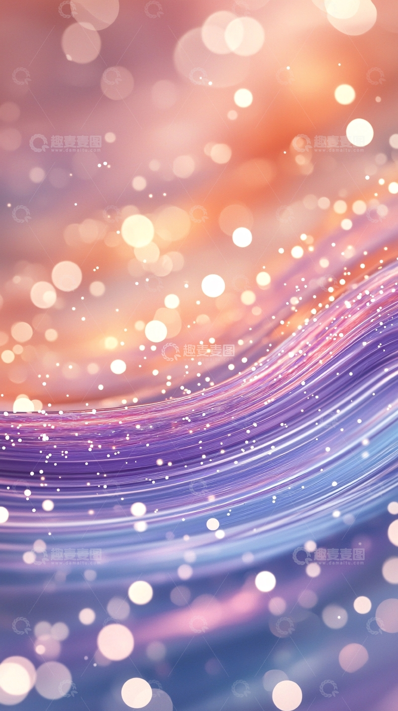 高清大图下载【趣麦麦图】梦幻光晕背景图