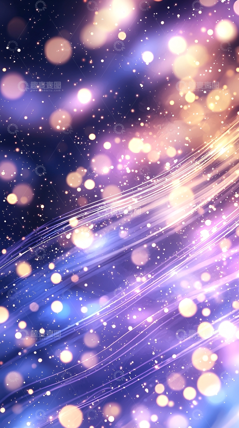 高清大图下载【趣麦麦图】绚丽的星光背景