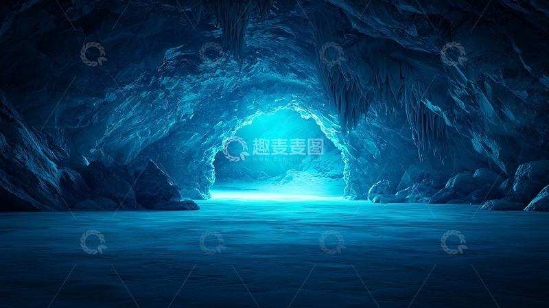 高清大图下载【趣麦麦图】洞穴深处高清图片