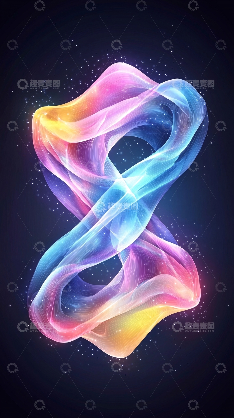 高清大图下载【趣麦麦图】彩色烟雾抽象背景