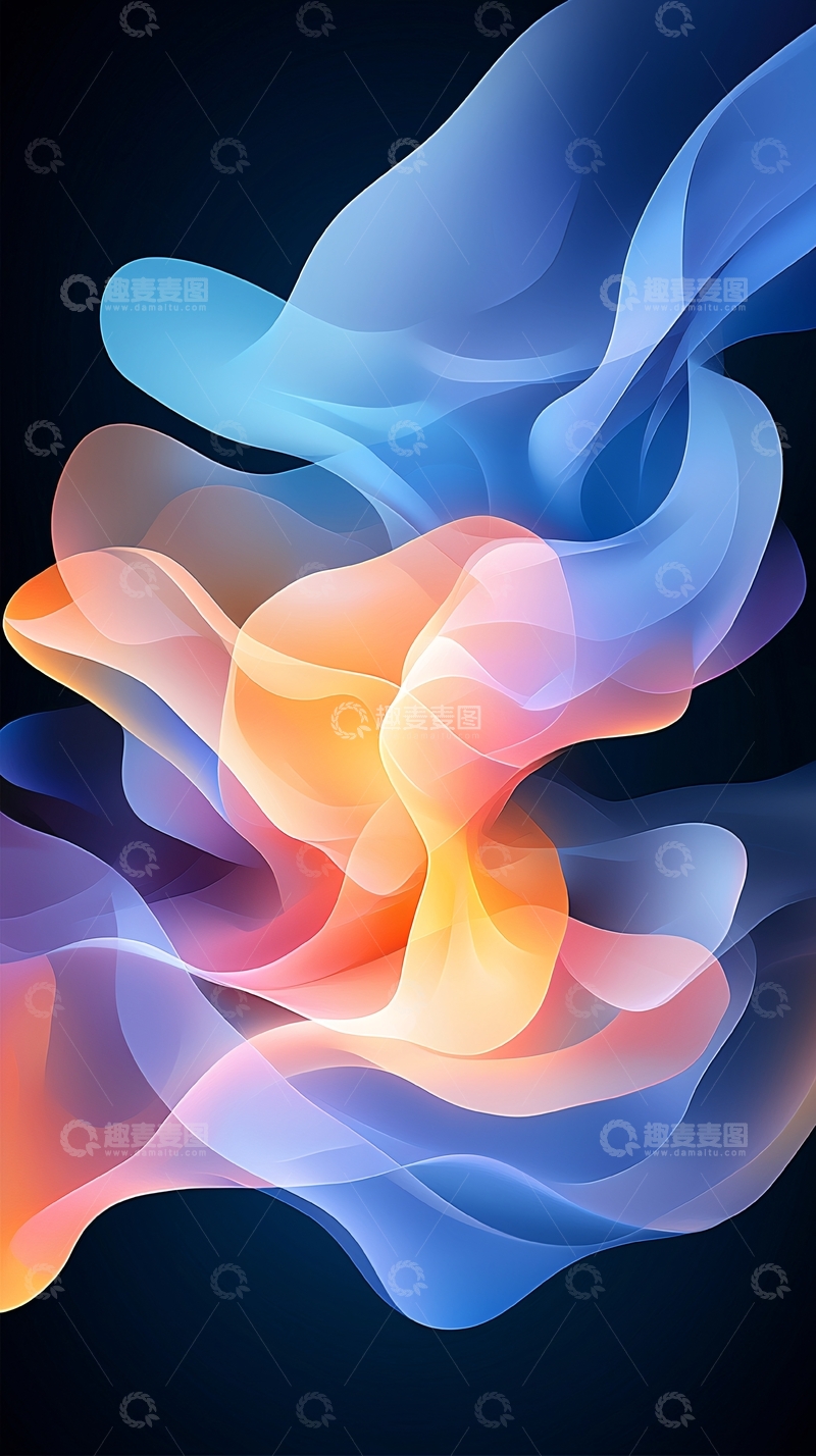 高清大图下载【趣麦麦图】抽象渐变色背景