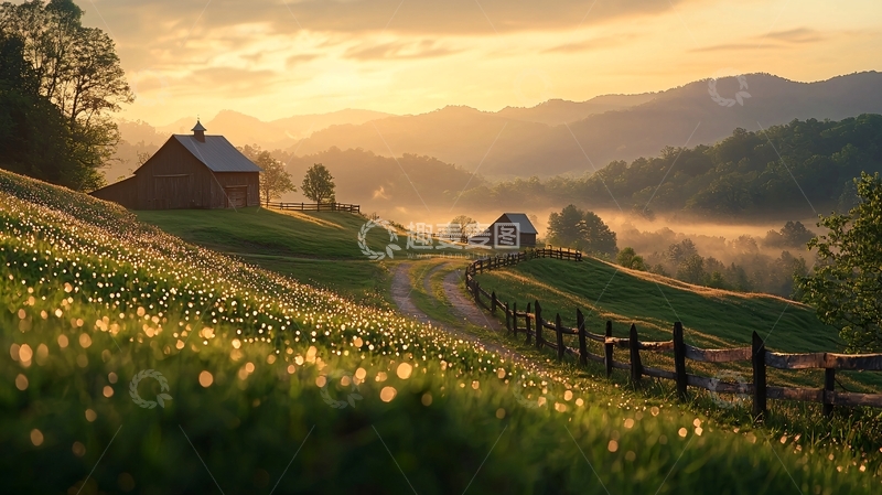 高清大图下载【趣麦麦图】乡村田园风光