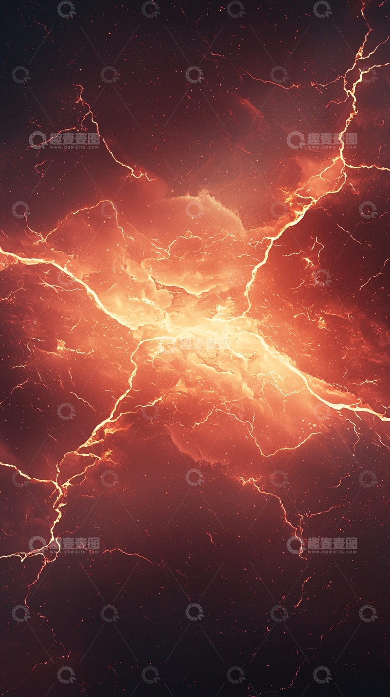 高清大图下载【趣麦麦图】炽热岩浆高清图片