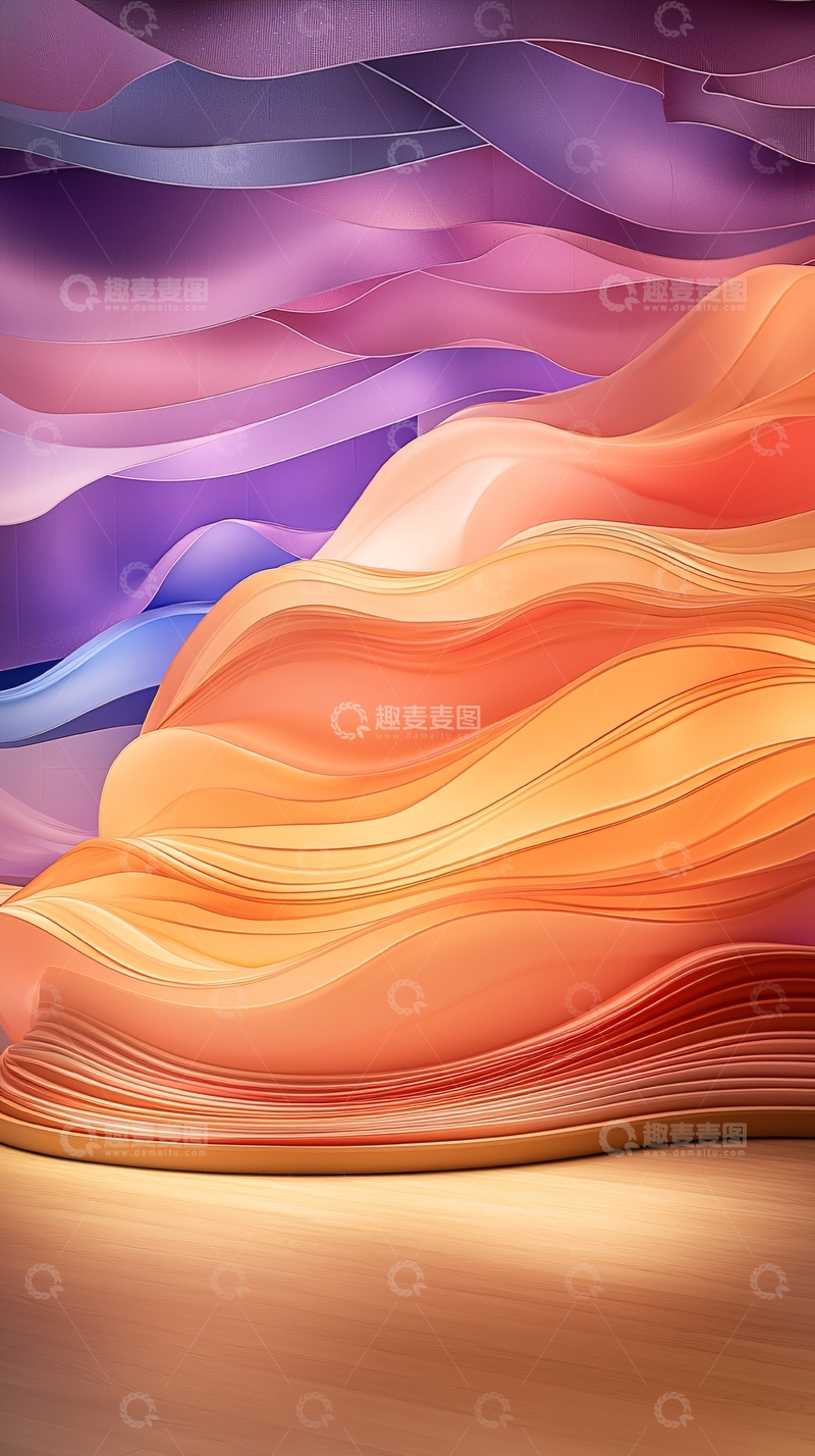 高清大图下载【趣麦麦图】抽象渐变背景