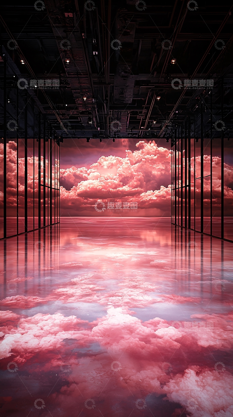 高清大图下载【趣麦麦图】赛博朋克云海