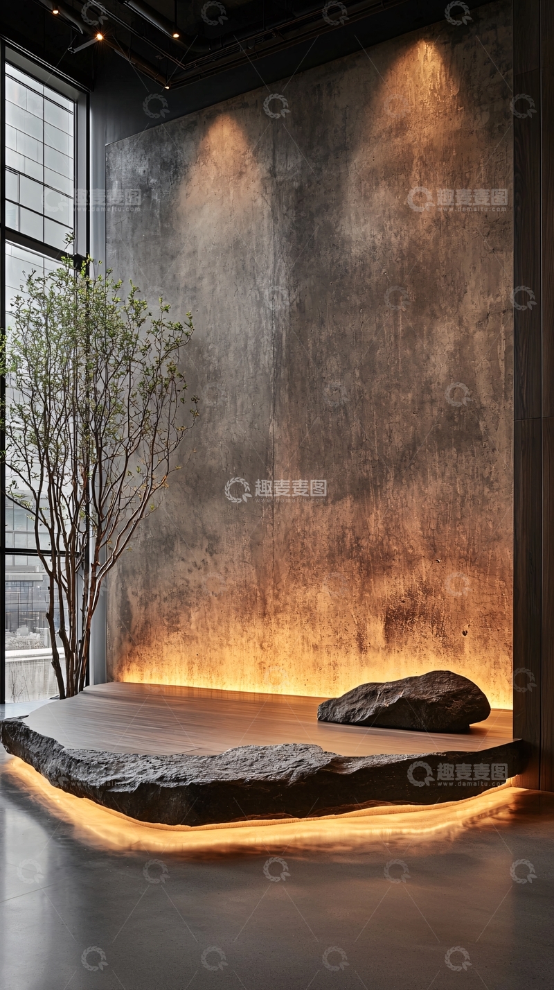 高清大图下载【趣麦麦图】极简主义混凝土背景墙