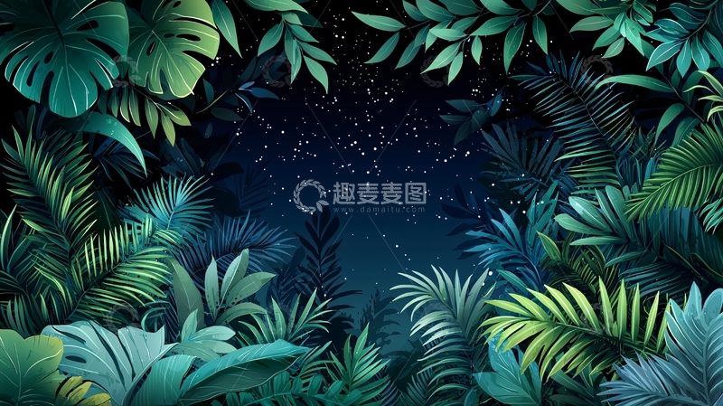 高清大图下载【趣麦麦图】热带雨林深处