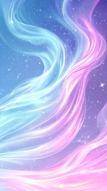 蓝粉渐变梦幻光线背景