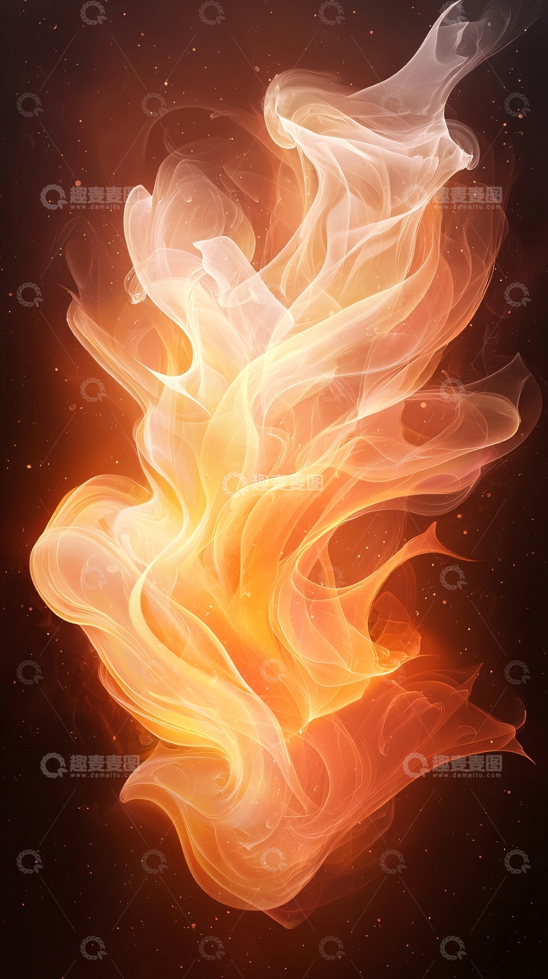 高清大图下载【趣麦麦图】火焰般的抽象艺术