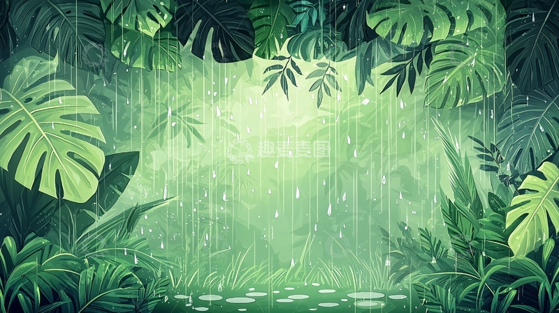 高清大图下载【趣麦麦图】热带雨林高清图片
