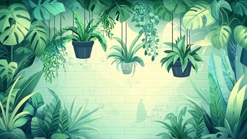 高清大图下载【趣麦麦图】热带雨林植物