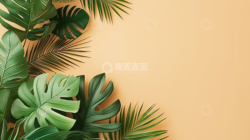 高清大图下载【趣麦麦图】热带绿植高清图片