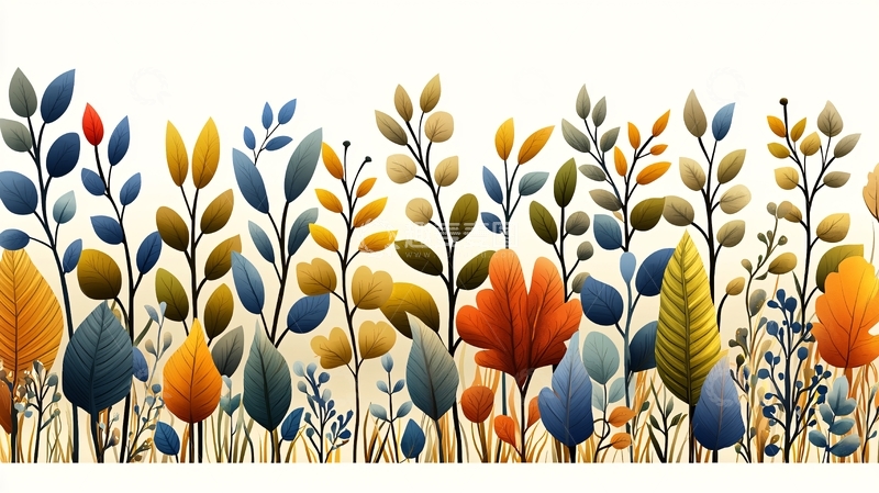 高清大图下载【趣麦麦图】彩色植物高清图片