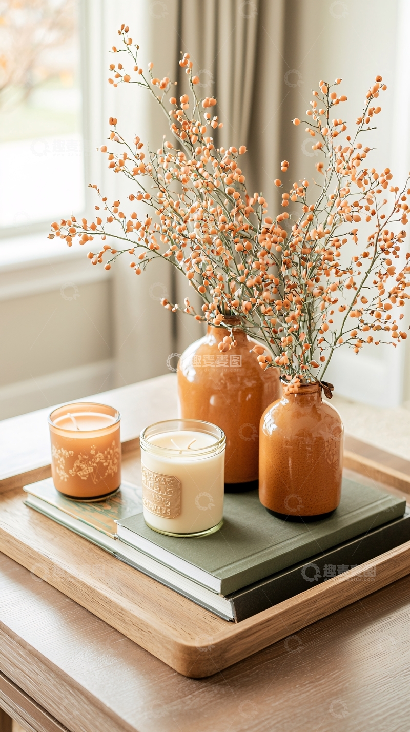 高清大图下载【趣麦麦图】秋日暖阳下的静物