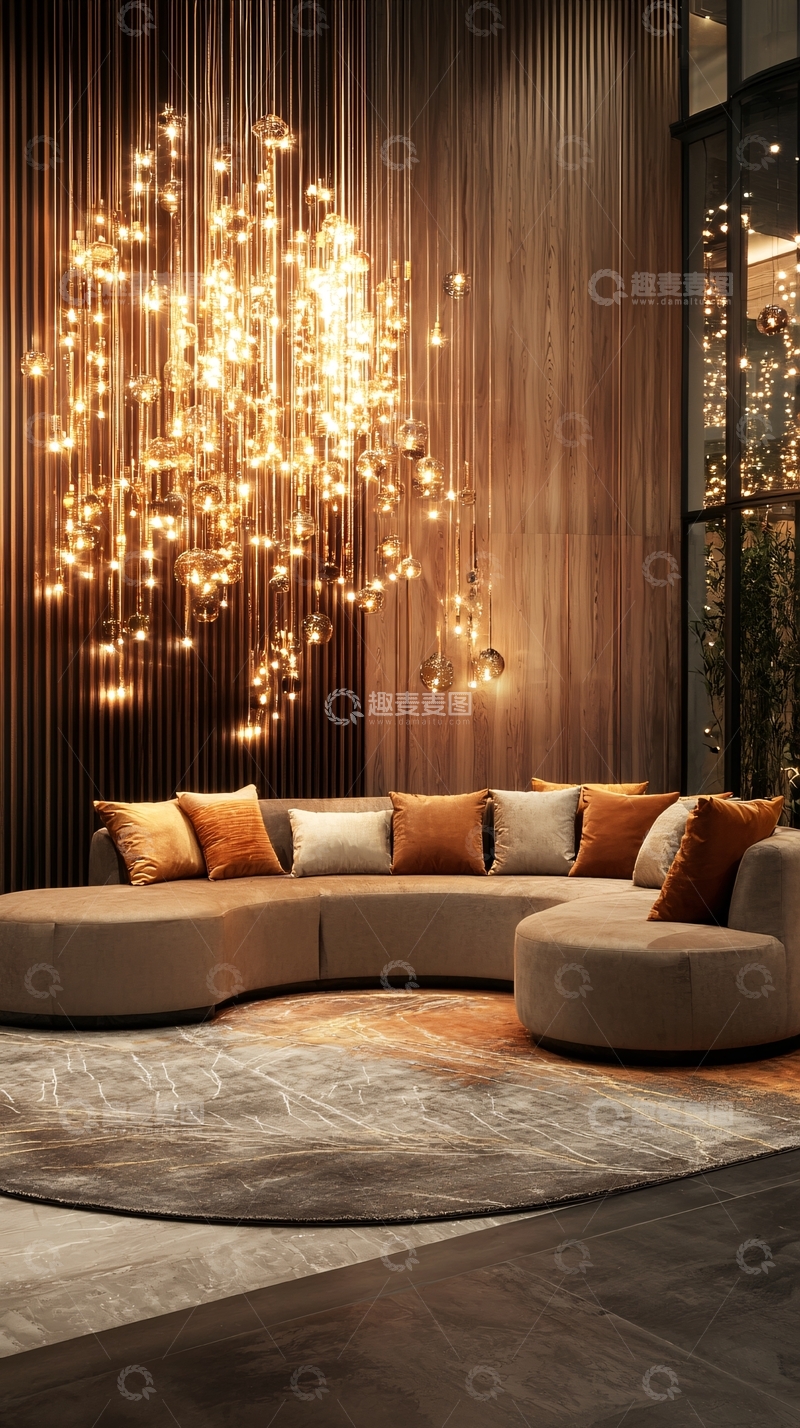 高清大图下载【趣麦麦图】温馨客厅高清图片