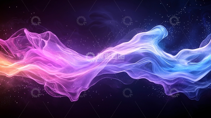 高清大图下载【趣麦麦图】紫色烟雾渐变背景