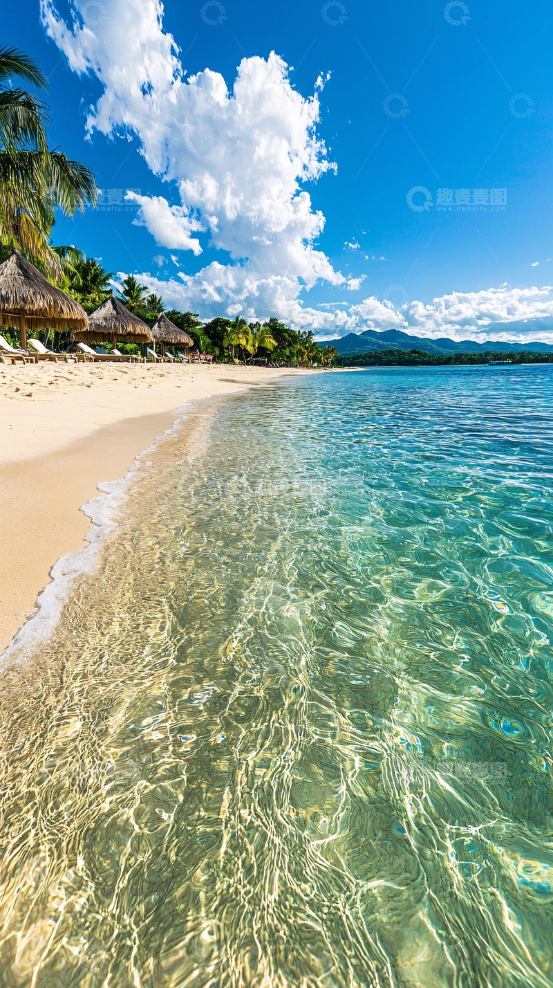高清大图下载【趣麦麦图】热带海滩度假胜地