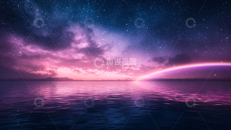 高清大图下载【趣麦麦图】宁静的夜空高清图片