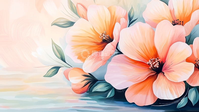 高清大图下载【趣麦麦图】粉色花朵高清图片