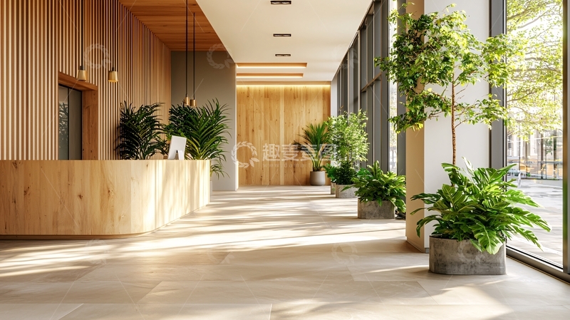 高清大图下载【趣麦麦图】现代简约接待大厅