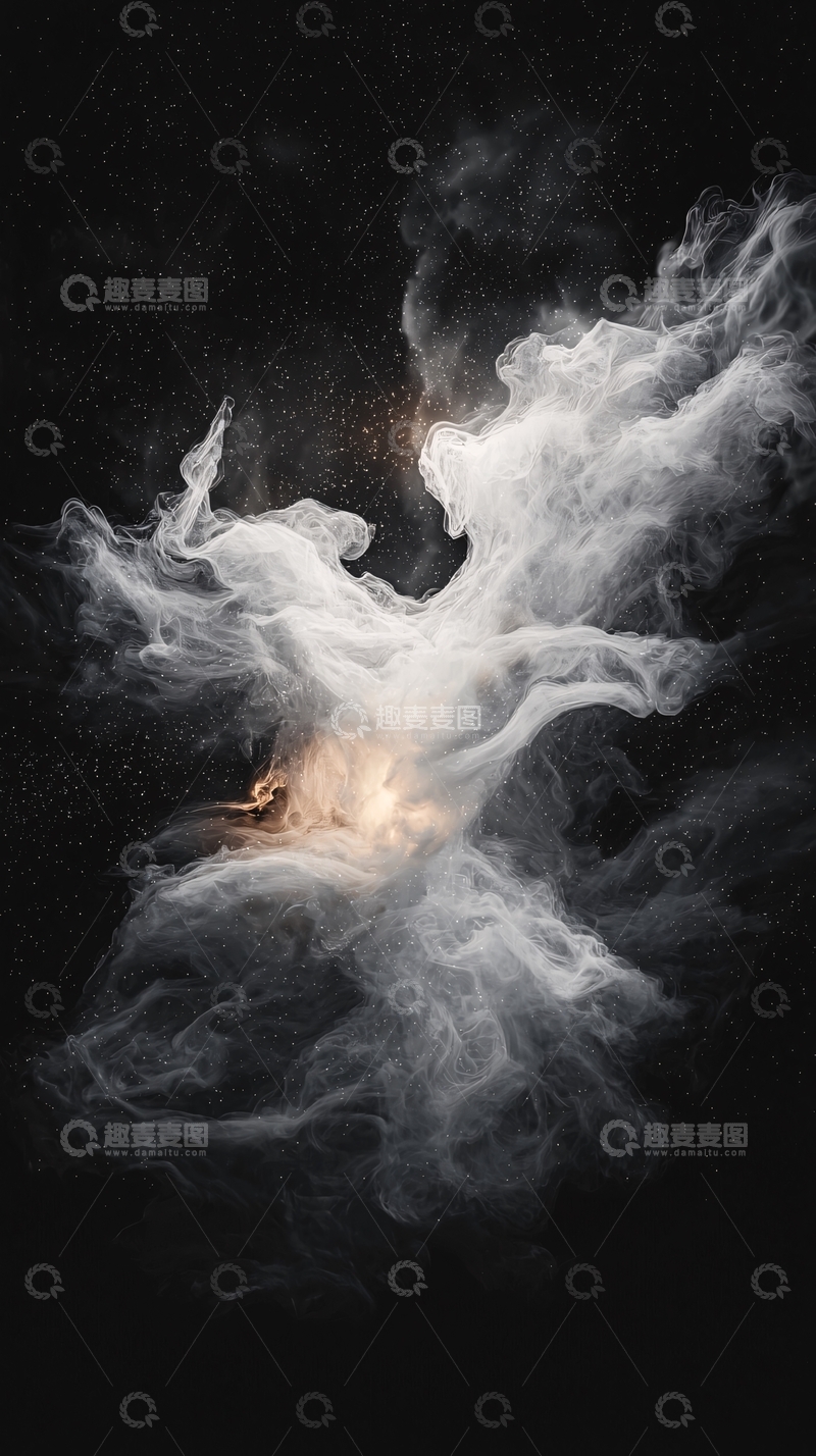 高清大图下载【趣麦麦图】云雾缭绕的光芒