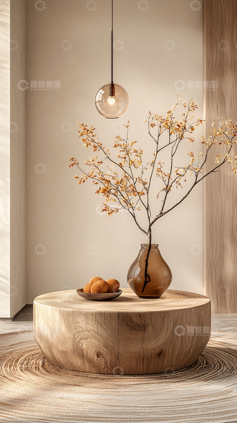 高清大图下载【趣麦麦图】米色调简约风室内装饰