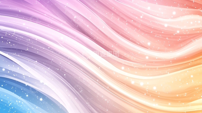 彩色流动光线背景