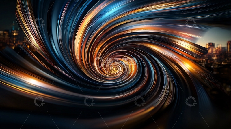 高清大图下载【趣麦麦图】旋转光线形成的漩涡