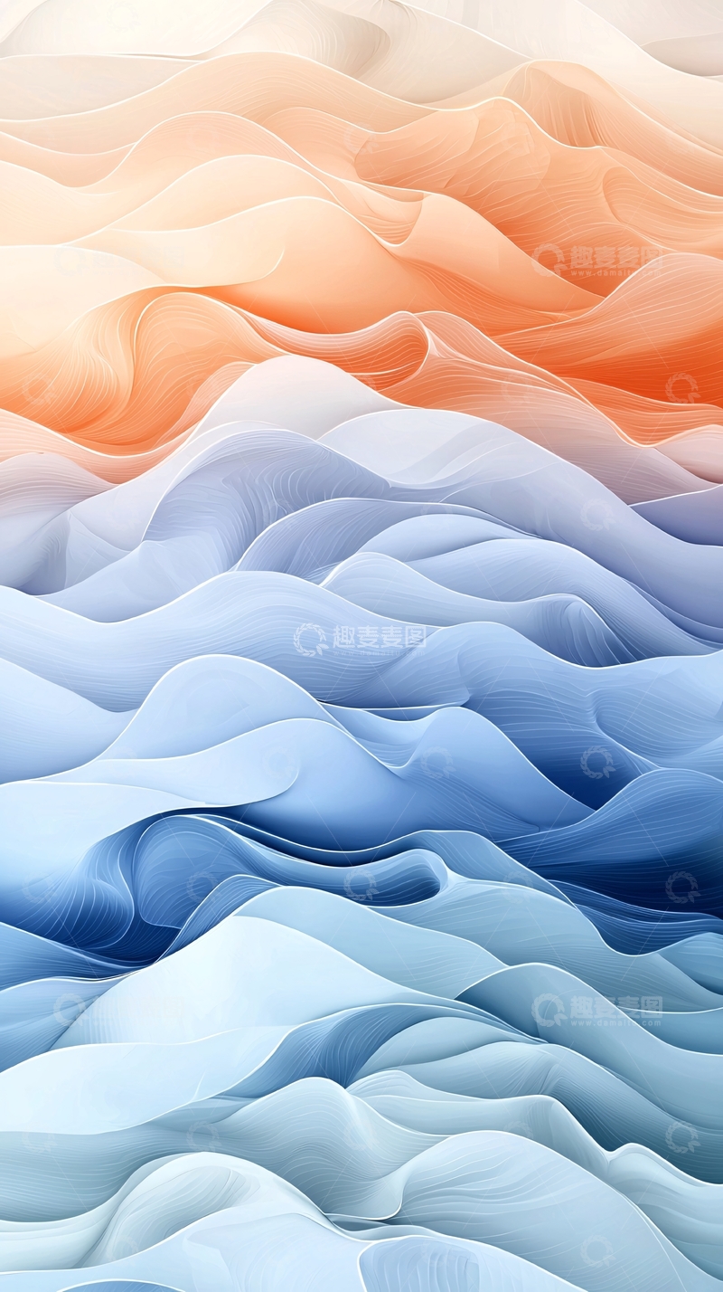 高清大图下载【趣麦麦图】抽象水彩纹理背景